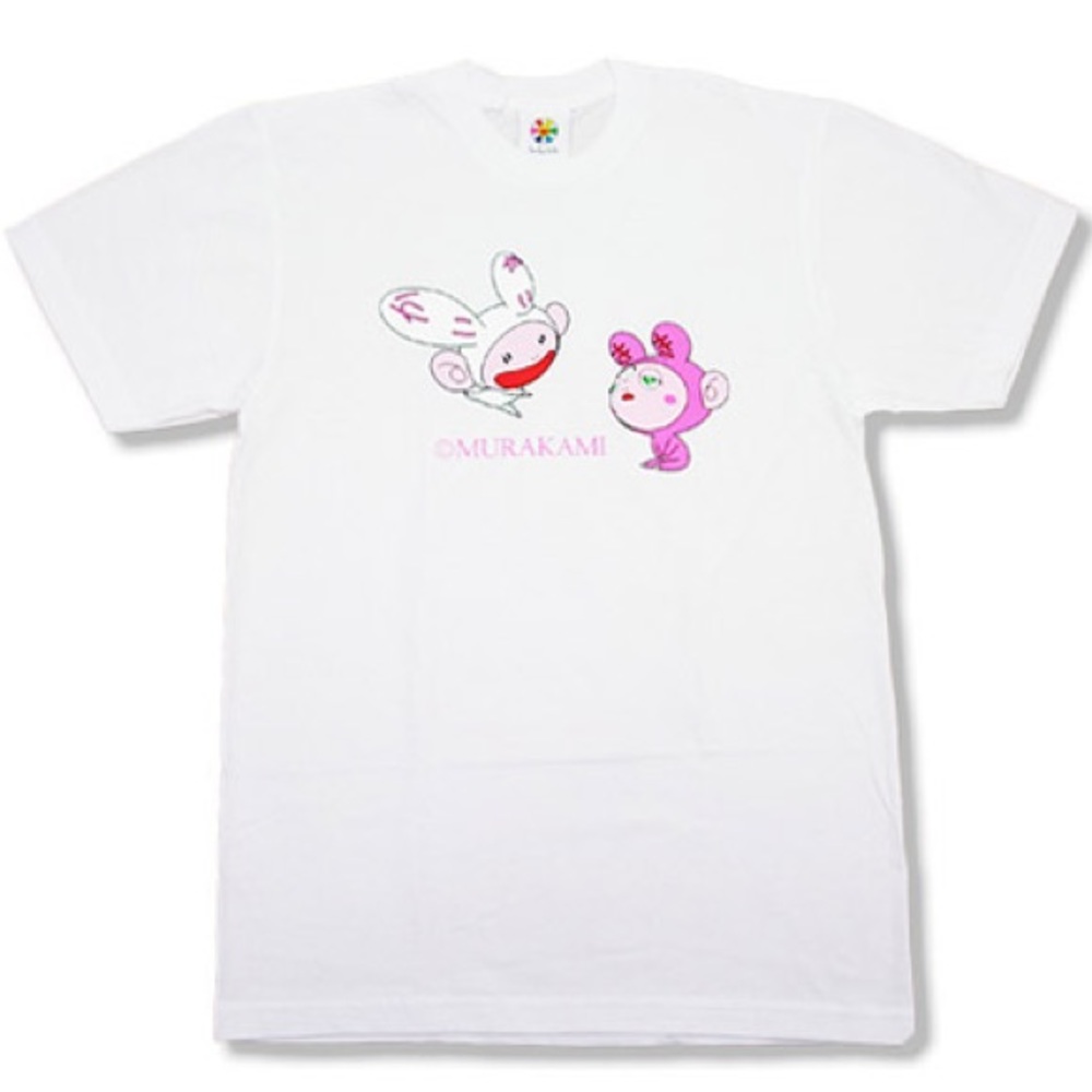 TAKASHI MURAKAMI KAIKAI KIKI LARGE WHITE TEE